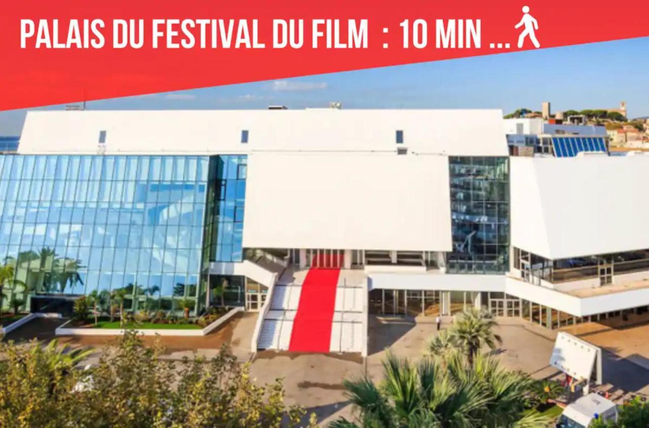 La Diva Du Festival - 10 Mn A Pied Palais & Plages - Cosy & Calme - Clim - Wifi Кан Екстериор снимка